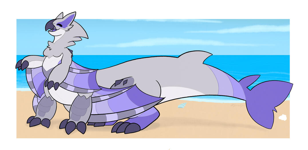 Willow the Garchomp-Nargacuga-taur! (2025-04-27)